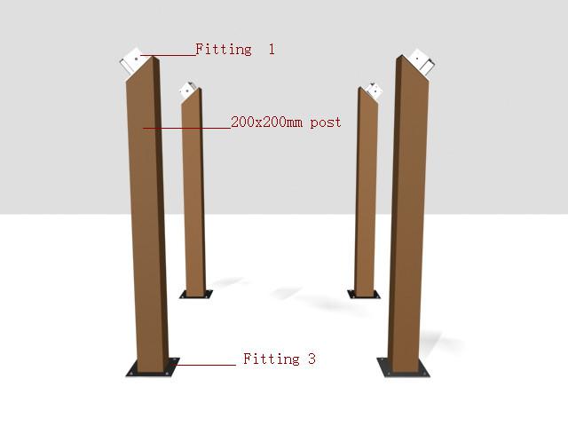 Fix the posts and fittings Fix the posts and fittings